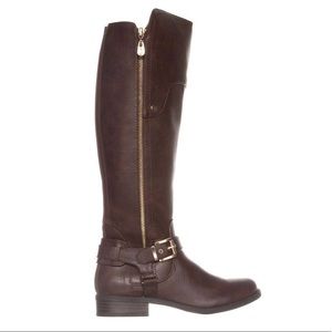 Guess leather knee high riding boot